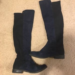 Navy Blue Boots